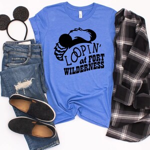 Loopin at Fort Wilderness Shirt, Fort Wilderness Looping Tee, Fort Wilderness Shirt, Disney Family Tee, Disney Camping
