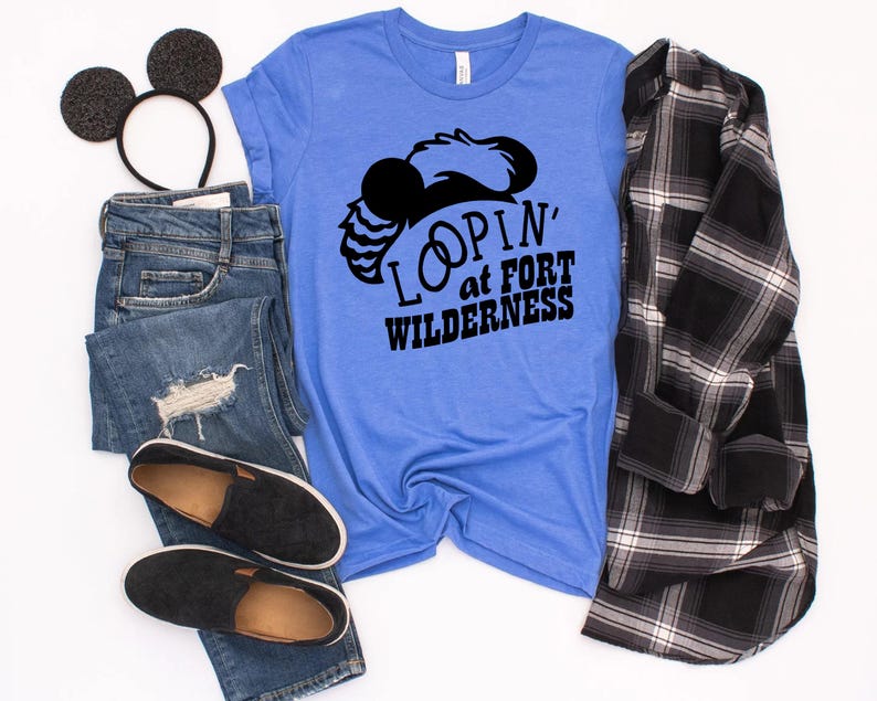 Loopin at Fort Wilderness Shirt, Fort Wilderness Looping Tee, Fort Wilderness Shirt, Disney Family Tee, Disney Camping