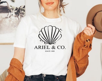 Ariel and Co. Shirt, Disney Shirts for Women, The Little Mermaid Shirt, Ariel Tee