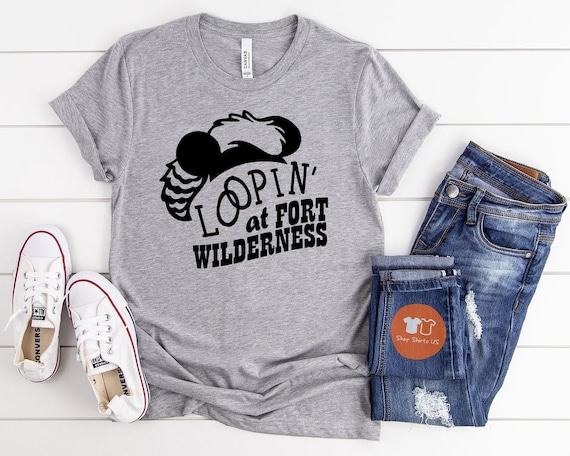 Loopin at Fort Wilderness Shirt, Fort Wilderness Looping Tee, Fort Wilderness Shirt, Disney Family Tee, Disney Camping