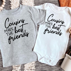 Cousin Shirts, Cousins Make The Best Friends Shirts, Big Cousin - Little Cousin Shirts, Cousin Crew Matching shirts, Gift for New Cousin