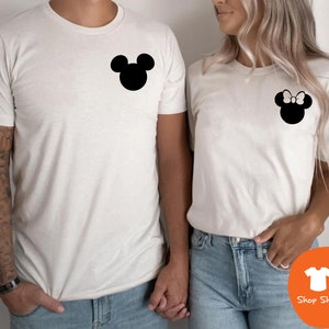 Pocket Size Disney Print Shirts, Mickey Shirt, Family Shirts, Minnie Mouse Pocket Tees, Disneyland, Disneyworld