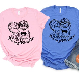 Adventure Is Out There-shirt, UP-shirt, shirt Disney-paar, Disney-shirts, shirt voor stellen, shirt huwelijksreis, dierenrijk