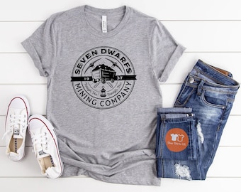 Camiseta de los Siete Enanitos, Camiseta de Disney, Compañía Minera de los Siete Enanitos, Camiseta de Blancanieves