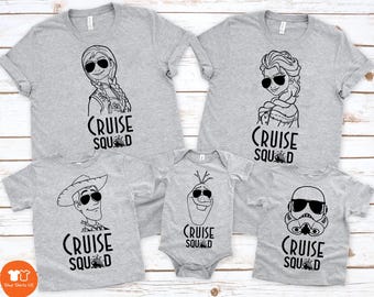 Disney Cruise Family Shirts, Disney Cruise Squad Matching Shirts, Disney Cruise Shirts, Disney Wish Shirts,