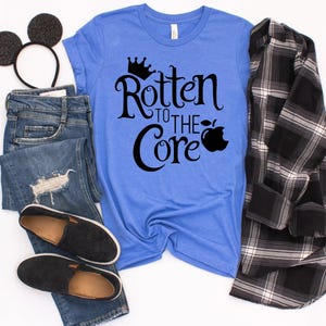 Chemise Rotten To The Core, chemise Disney pour femme, chemise Descendants, chemise Blanche-Neige, chemise Evil Queen