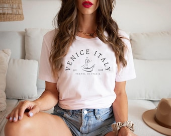 Venice Italy T-Shirt, Italy Shirt, Italia Tee, Retro Shirt, Shirts for Women, Travel Shirt