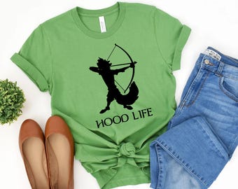 Disney shirt For Women, Robin Hood Kids shirt, Hood Life Shirt, Disney Robin Hood Men Shirt, Disney Family Tees