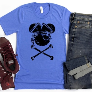 Mickey Pirate Shirt, Pirate Shirt, Pirates of Caribbean Shirts For Men Women Kids, Disney Pirate Shirts