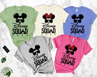 Family Disney Squad Shirt 2024, Disneyland  Squad 2024 Shirts, Disney Family Shirts, Disneyworld Family Shirts, Disney Vacation Trip 2024