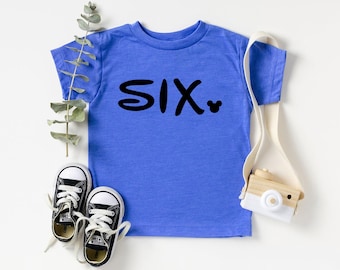 Six Birthday Shirt, 6th Birthday Shirt Boy, Six Shirt Girl, Boys 6th Birthday Shirt, Girls 6th Birthday, Im Six Tee