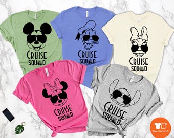 Disney Cruise Shirts, Disney Cruise Family Shirts, Disney Wish Shirts, Disney Cruise Squad Matching Shirts