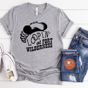 Loopin at Fort Wilderness Shirt, Fort Wilderness Looping Tee, Fort Wilderness Shirt, Disney Family Tee, Disney Camping