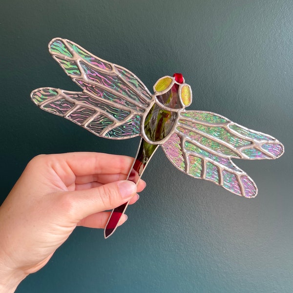 Stained Glass Dragonfly Etsy UK