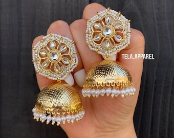 Golden jhumka/jhumka Earrings