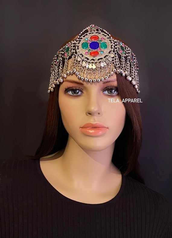 Afghan Headpiece Jewellery | Afghan Vintage Headpiece  display picture 1