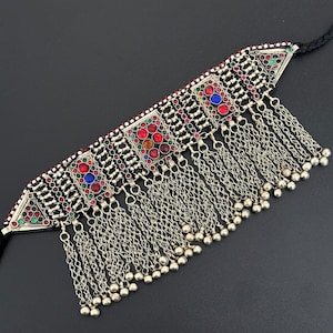 Afghan vintage Choker Vintage Kuchi Choker Necklace, Kuchi Jewelry, Afghan Jewelry ethnic Afghan Jewellery afghan Jewelry set afghan necklac