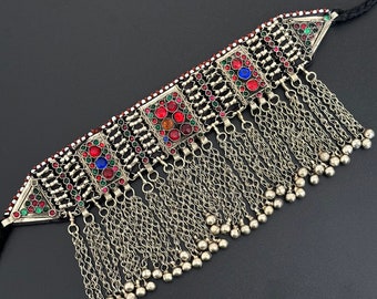 Afghan vintage Choker Vintage Kuchi Choker Necklace, Kuchi Jewelry, Afghan Jewelry ethnic Afghan Jewellery afghan Jewelry set afghan necklac