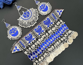 ヴィンテージ アフガニスタン クチ チョーカー ネックレス セット