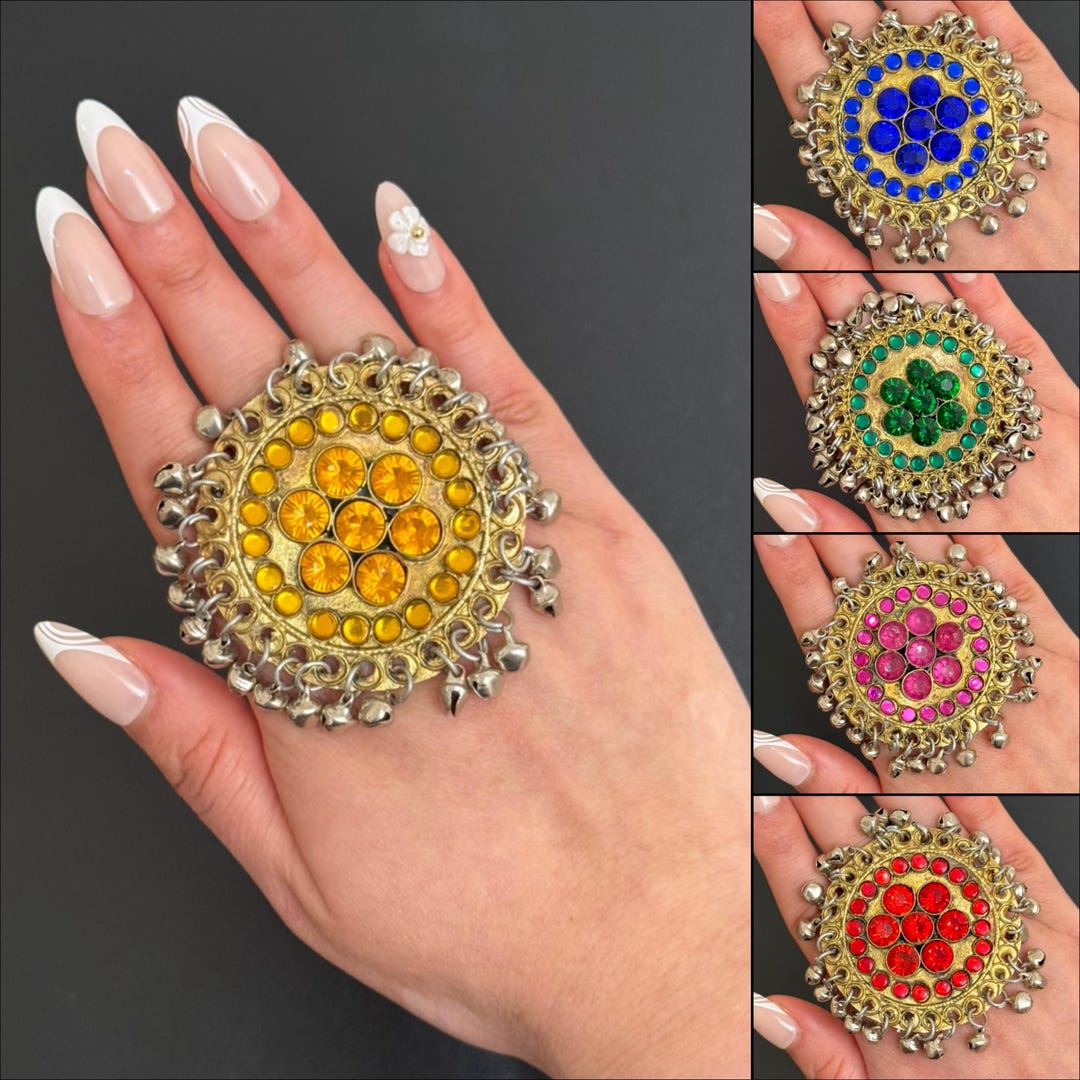 Afghan Ring Vintage Afghan Rings Afghan Jewellery Handmade Afghan ...