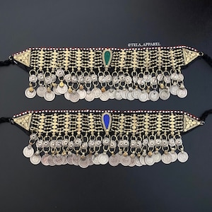 Afghan vintage Choker Vintage Kuchi Choker Necklace, Kuchi Jewelry, Afghan Jewelry