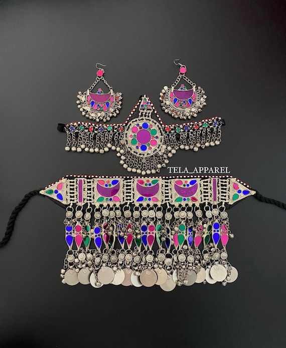 Buy Afghan Jewellery Set Afghan Jewellery Vintage Kuchi Choker
