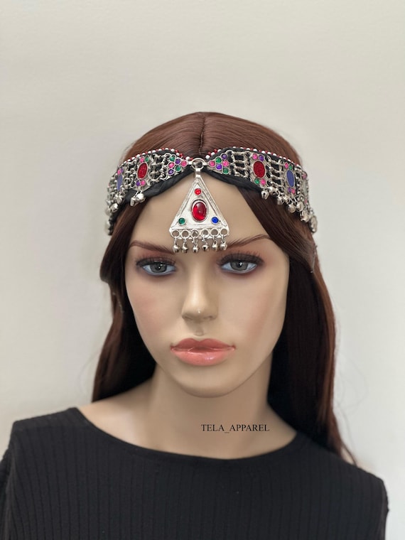 Afghan Headpiece Jewellery Afghan Vintage Headpiece Afghan  display picture 1