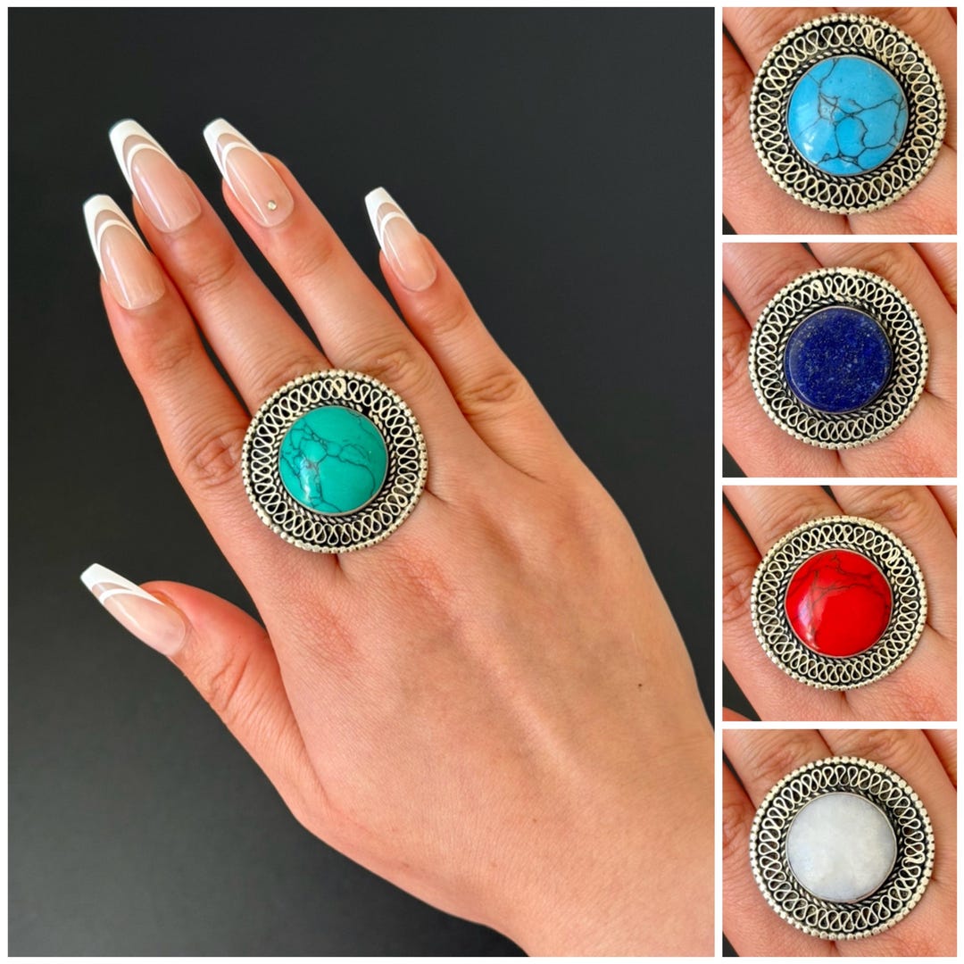 Vintage Afghan Rings Afghan Jewellery Handmade Afghan Vintage ...
