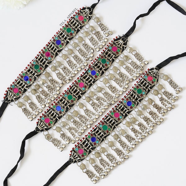 Afghan vintage Choker Vintage Kuchi Choker Necklace, Kuchi Jewelry, Afghan Jewelry