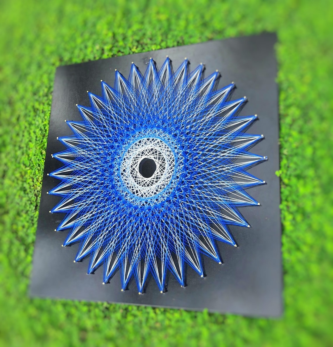 Pin and Threads // DIY String Art Crafts // Geometric String Etsy