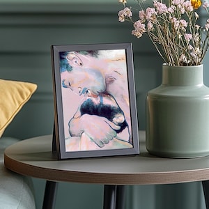 P0RN BAISER 2 | Carte postale d'art gay