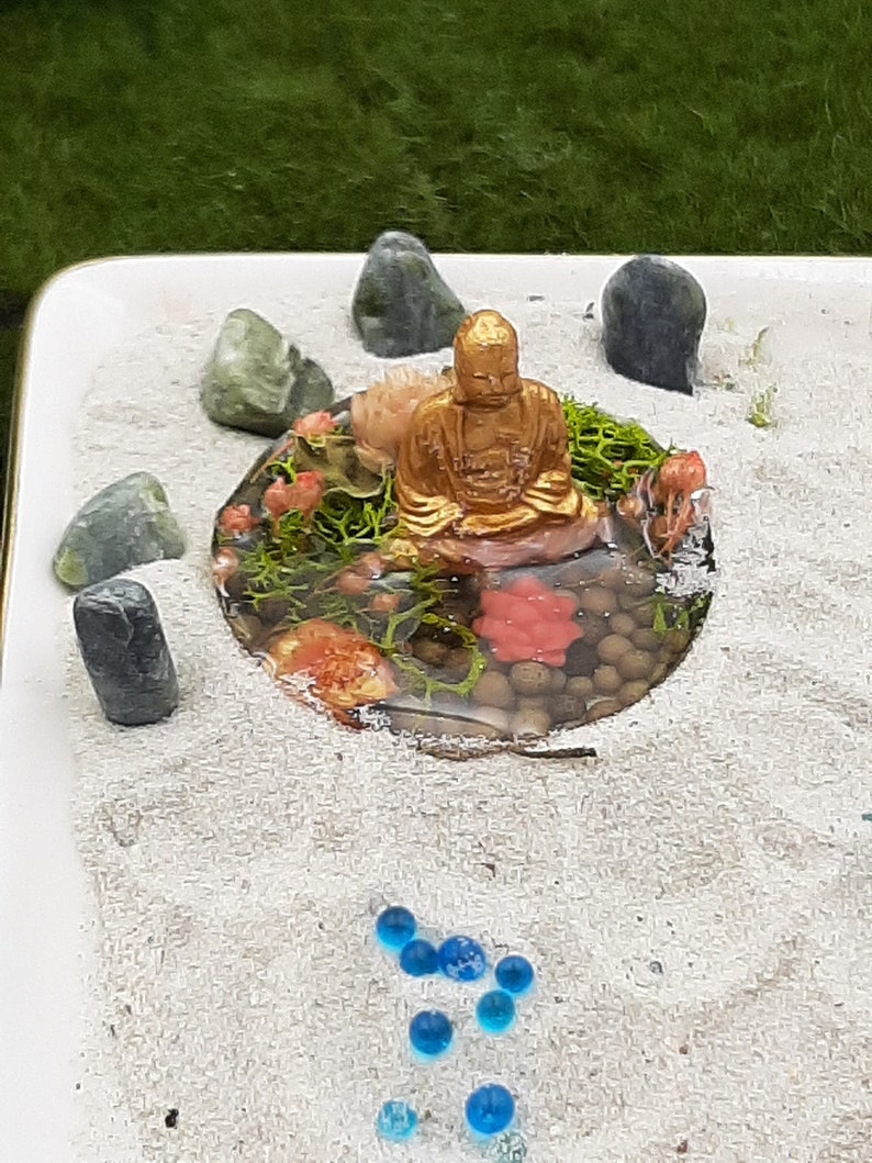 Miniature Zen Garden Mini Zen Garden Accessories Terrarium Etsy