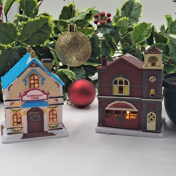 Cobblestone Corners Christmas Village Etsy