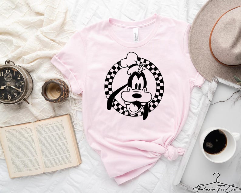 Disney Family Shirts, Mickey Checkered Shirt, Disneyworld Group Shirts, Minnie Mouse Tees, Goofy Tee, Pluto Disneyland, Disney World Shirts