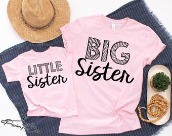 Sibling Matching Outfits, Big and Little Sisters Shirts, Sibling Outfits, Matching Sister Shirts, Big Sister Gift, Coming Home Outfit Sister