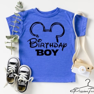 Birthday Boy Shirt For Kids, Disney Boy Birthday Shirt, Disney Youth Kids Tees, Mickey Birthday Shirt, Disneyworld Disneyland Birthday Shirt