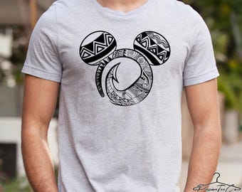 Camiseta de Maui, camiseta con orejas de Mickey de Maui, camisetas de Moana de Disney, camisetas de Disney para papá, camiseta de Disneyland, camisetas de Disneyworld