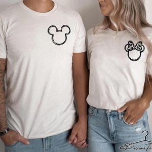Mickey Mouse Minnie Shirts, Disney Matching Pocket Size Print Shirts, Animal Kingdom Safari Shirts, Disneyworld Disneyland Sketch Shirts