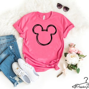 Disney Shirt for women, Mickey Outline Shirt, Disneyworld Shirt, Family Disney Shirt, Disneyland Shirt