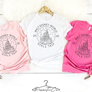 Disney World Girls Trip 2025 Shirts, Magic Kingdom Shirt, Girls Trip Shirts 2025, Disney Womens Matching Shirts