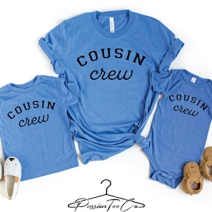 Cousin Crew Shirts, Cousin Shirts for Kids, Matching Cousin Shirts, Family Cousin Gift, Adult Cousin Shirts