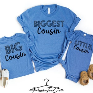 Cousin Crew Shirts, Big Cousin Shirt, Little Cousin, Biggest Cousin shirt, Cousin Shirt, Matching Set Family Shirt