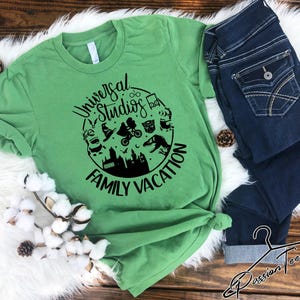 Universal Studios Family Vacation Shirts, Family Matching Shirt, Vacation Shirt, Castle Shirt, Universal Shirt, Wizard Shirt