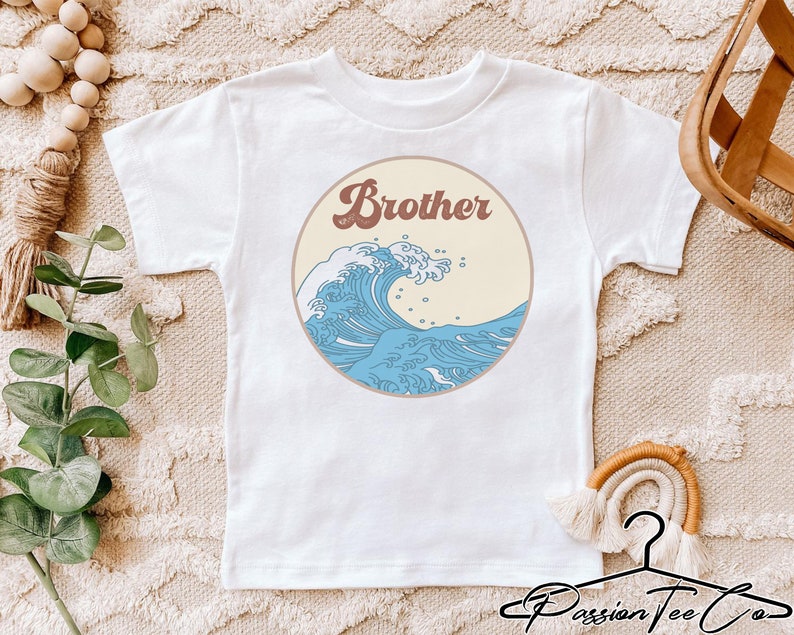 Surf Birthday Shirts, Mommy and Me Shirts, Matching Family Birthday Shirts, Surfer T-shirt Outfit, The Big One Bday Tee, First 1st Birthday
