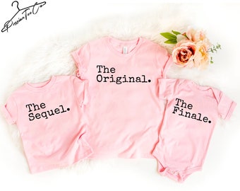 Matching Sibling Shirt, Big Sister - Middle Sister - Little Sister, Original Sequel Finale Shirts