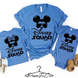 Disney 2025 Shirts, Disney Squad Shirts, Disney Matching Shirts, Disneyland Family Shirts, Disney World, Mickey - Minnie Shirts