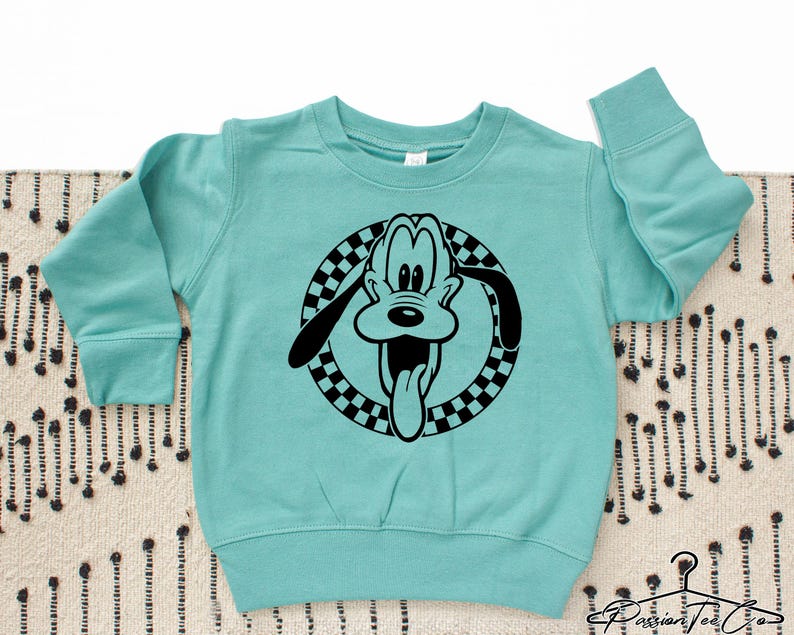Disney Retro Sweatshirts, Minnie Checkered Sweatshirt, Disneyworld Family Sweatshirt, Goofy, Donald, Daisy, Mickey Sweatshirt, Disneyland