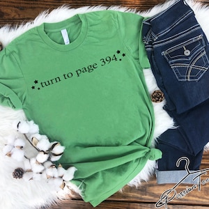 Turn to Page 394 Shirt, Universal Shirts For Men Women and Kids