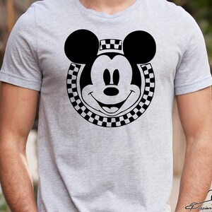 Disney Family Shirts, Mickey Checkered Shirt, Disneyworld Group Shirts, Minnie Mouse Tees, Goofy Tee, Pluto Disneyland, Disney World Shirts