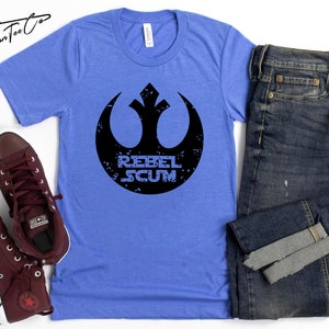 Rebel Scum Shirt, Disney Shirts, Star Wars Shirt, Galaxy&#39;s Edge Shirt, Disney Star Wars Shirts, Disney Shirts for Men Women and Kids